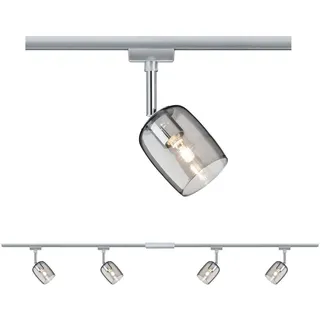 Paulmann URail Blossom Basisset G9 max. 4x10W dimmbar 230V Chrom Rauch