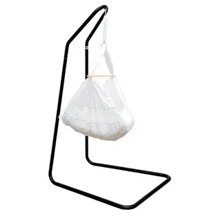 AMANKA Baby Federwiege mit Gestell - 160cm Hängeschaukel Ständer - Hängematte mit Feder