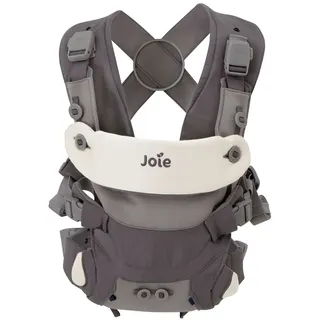 joie 3in1 Babytrage Savvy Lite für Neugeborene ab 3,5 kg bis 14 kg einsetzbar mit 3 Tragepositionen - Cobblestone