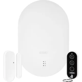 ABUS Smartvest Pro Funk-Alarmanlage - Starter-Set + Smartvest Pro Funk-Öffnungsmelder - Einbruchschutz mit Alarm auf Handy