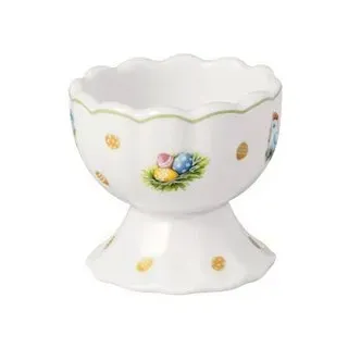 Villeroy & Boch - Easter Delight Eierbecher grün, Keramik Eierbecher für Ostern, Oster Frühstück, Eierhalter, Frühstückszubehör, Premium Porzellan