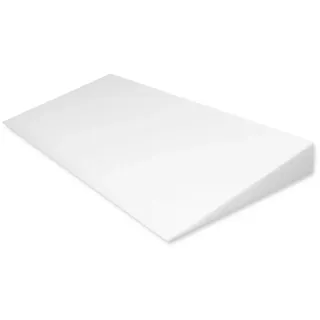 Fränkische Schlafmanufaktur Keilkissen Bettkeil Poly 9/1cm für Matratzen und Wasserbetten Breite 80cm