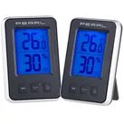 2er Pack Digitales Thermometer/Hygrometer mit großem beleuchtetem LCD