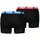 Boxershorts 2er Black Blue Red M