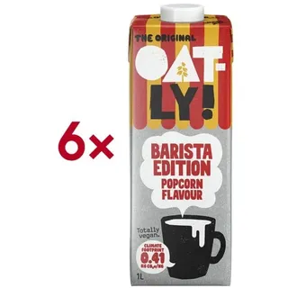 Oatly Haferdrink »Barista Edition Popcorn Flavour« 6x 1 Liter