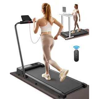 JAGJOG Laufband Klappbares Laufband bis 10 km/h walking jogging pad (1-tlg), Hochwertiger Stahlrahmen, 2.5HP Hochleistungsmotor