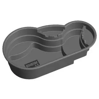 EHEIM Fertigteich LAKE 500, ca. B190/H52/T105 cm, 500 l, Dunkelgrau