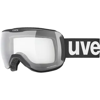 uvex downhill 2100 - Skibrille für Damen und Herren - Filterkategorie 0 - beschlagfrei - schwarz matt SL/klar - one size