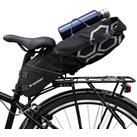 Wozinsky Fahrradtasche Wozinsky geräumige Fahrrad Satteltasche Satteltasche groß 12l Schwarz (1-tlg)