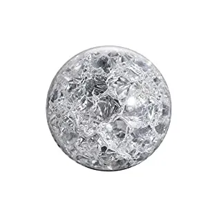 HXSCOO Kristall Feng Shui Ball Brunnen Bonsai Glaskugel EIS Knacken Ball Hausgarten Dekoration Ornamente Knackende Kugel (Color : Clear, Size : 30mm)
