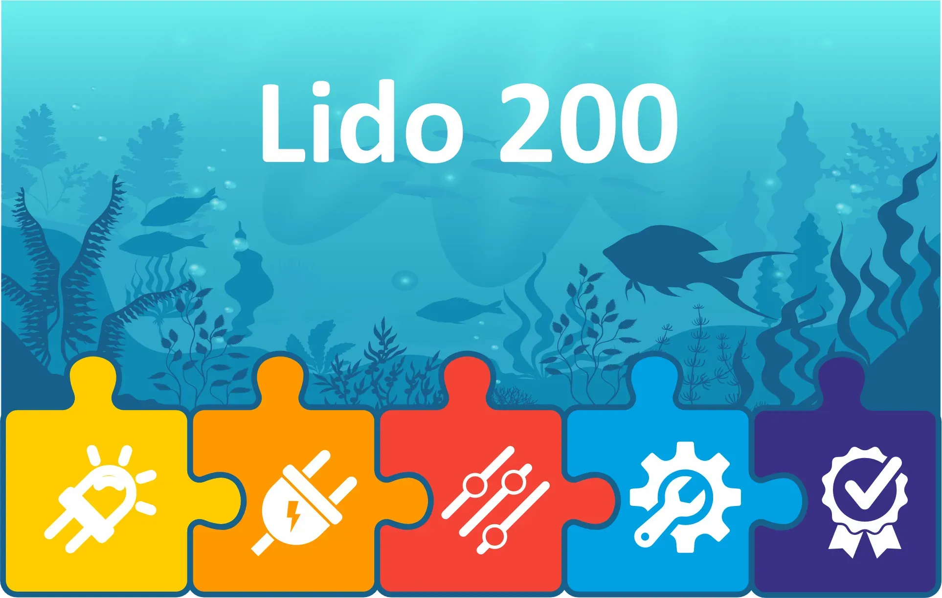 aquaLUMix LED Beleuchtung für JUWEL Lido 200 Aquarium | Komplett-Set