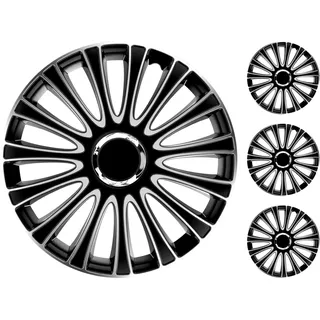 M MOTOS Set 4er Radkappen 17 Zoll - Lachen Sie über Kratzer mit diesen flexiblen, leichten Radkappen 17 Zoll. Einfache Installation, Keine Werkzeuge erforderlich, Schutz vor Verblassen!