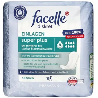 facelle 10er-Pack Einlagen »super plus«