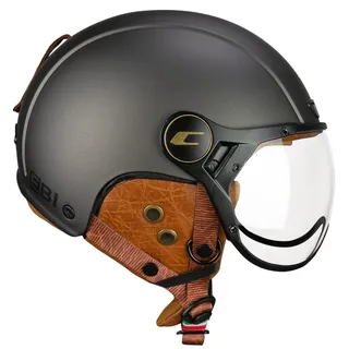 CGM EBI Skihelm Unisex Erwachsene, Graphit Satin, M