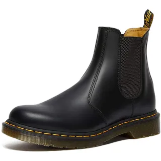 Dr. Martens 2976 Yellow Stitch Smooth black smooth leather 40