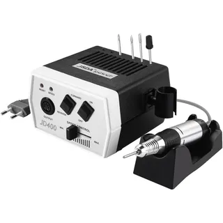 JSDA JSDA® Profi Nagelfräser JD400 30000 U/min für Maniküre Pediküre, Keine Vibration, Kein Lärm, Schwarz