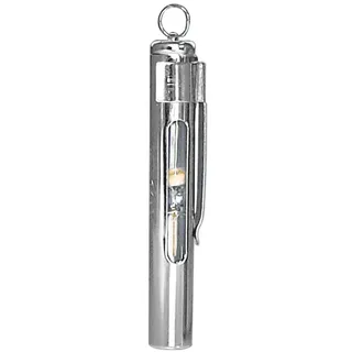 1x Ratiomed Sanduhr, Pulsmesser Puls Uhr Metall, Ansteckclip, 1/4 min, 15 Sek.