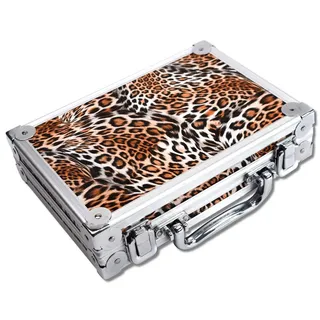 KARELLA Dartkoffer Alu PAK Luxus Leopard