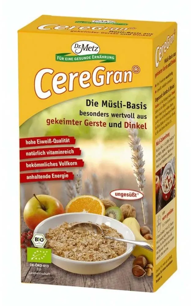 CereGran® - gekeimtes Getreide Basis-Müsli 500g