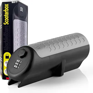 BeeMyBox® 2.0 Scooterbox abschließbar | Integriertes Zahlenschloss | E-Roller Tasche Abschließbar | Made in Germany | bekannt aus Die Höhle Der Löwen