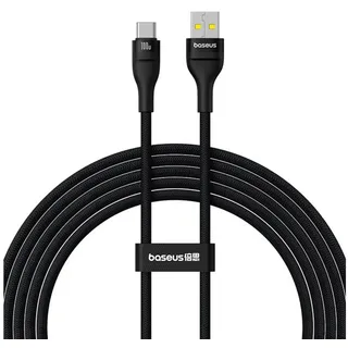 Baseus Flash 2 USB to USB-C cable 2m Kabel - Schwarz