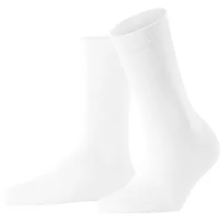 Falke Family So nachhaltige Baumwolle einfarbig 1 Paar, Weiß White 2009, 39-42