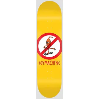 Toy Machine No Scooter 8.0" Skateboard Deck yellow Gr. Uni