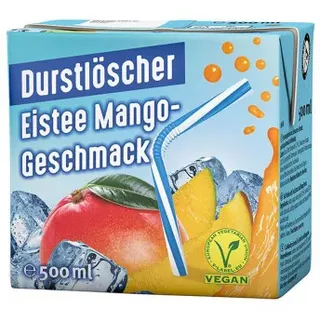 Durstlöscher Eistee Mango Fruchtsaftgetränk 0,5 l