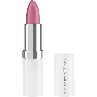 Manhattan Satin Lipstick Lippenstift für intensive, langanhaltende Farbe und feuchtigkeitsspendende Pflege