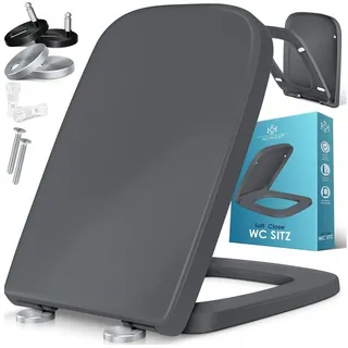 Kesser WC Sitz mit Absenkautomatik Grau