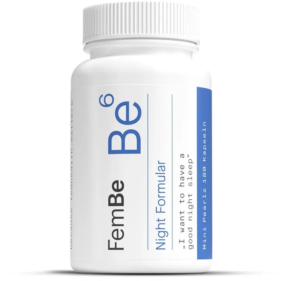 Natürliches Schlafmittel Melatonin & Zitronenmelisse Kapseln – Be6 Night 1 Monat