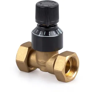 Differenzdruckventil mit variabler Einstellung, inkl. Flachdichtungen (Ausführung: Einstellbereich 2-6.5 Dp [m w.s.]. 3/4'' IG)