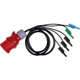 METREL A 1641 Messadapter CEE-Kupplung 16 A 3polig - Bananenstecker 4 mm,