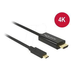 DELOCK 85259 - USB C Stecker auf HDMI Stecker, DP Alt Mode, 2 m