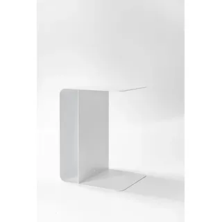 metallbude Beistelltisch Cosmo Stahl Weiß