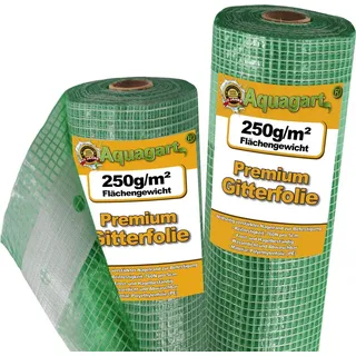 Aquagart 4m Gitterfolie, Gartenfolie, Gewächshausfolie, Frühbeetfolie 2m breit