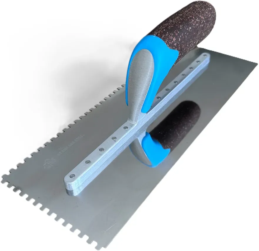 Tile Rite - Premium Zahnkelle (Edelstahl) mit Kork-Griff (Zahnungen 4 / 6 / 8 / 10 / 12 mm) | 12,0 mm