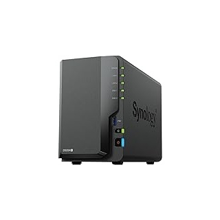 Synology DS224+ 2-Bay Diskstation NAS (Intel Celeron J4125 4-Core 2.0 GHz 2GB DDR4 RAM 2xRJ-45 1GbE LAN-Port) 8TB Bundle mit 2X 4TB Synology Plus-Serie HDDs (HAT3300-4T)