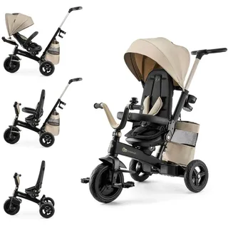 Kinderkraft – 5‐in‐1 Kinder-Dreirad EASYTWIST beige - Beige