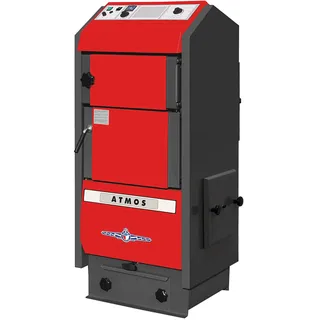 Atmos Pelletkessel P40, 40 kW, Holznotbetrieb, mit Pelletbrenner A45 und Förderschnecke