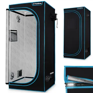 plantigrow - Growbox – Indoor Gewächshaus, Anzuchtzelt, Zuchtzelt, Anbauzelt - 60x60x180
