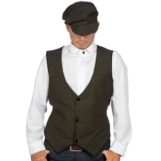 Metamorph Kostüm 20er Jahre Hemd weiß, Klassisches Herrenhemd im Schnitt der 20s weiß 58