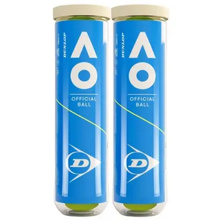 Dunlop Tennisball Australian Open - für Sand, Hartplatz und Rasen (2x4 Bälle)
