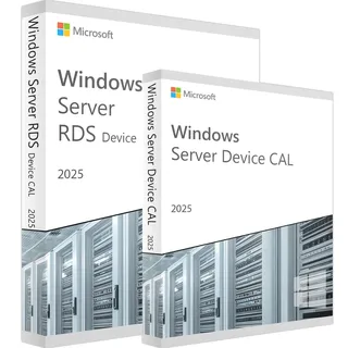 Microsoft RDS 25 Device CALs + 25 Device Zugriffslizenz 2025 jetzt erhältlich...