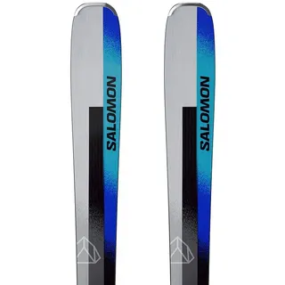 Salomon Stance 80+m10 Gw L80 Paket Mit Alpinski - Silver Met / Turquoise / Race Blue - 185