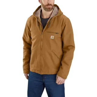 CARHARTT Sherpa Lined Jacke Brown L