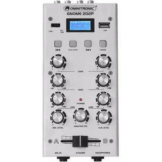 Omnitronic GNOME-202P Mini-Mixer silber