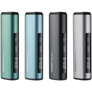 HI TASTE E40 Pro Tabakerhitzer Kompatibel mit IQOS ILUMA TEREA, Großartiger Geschmack, 3200mAh Großer Akku, Trocknungsfunktion, Klares OLED-Display, Metallausführung (Metall Elegantes Blau)