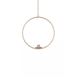 Kerzenhalter Ring zum Aufhängen S gold