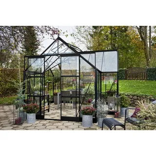 Juliana Halls Gewächshaus Garden Room mit 3 mm Sicherheitsglas Schwarz